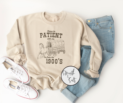 Be Patient Crewneck