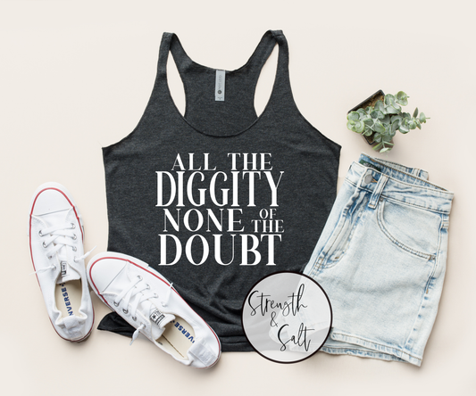 All of the Diggity Racerback
