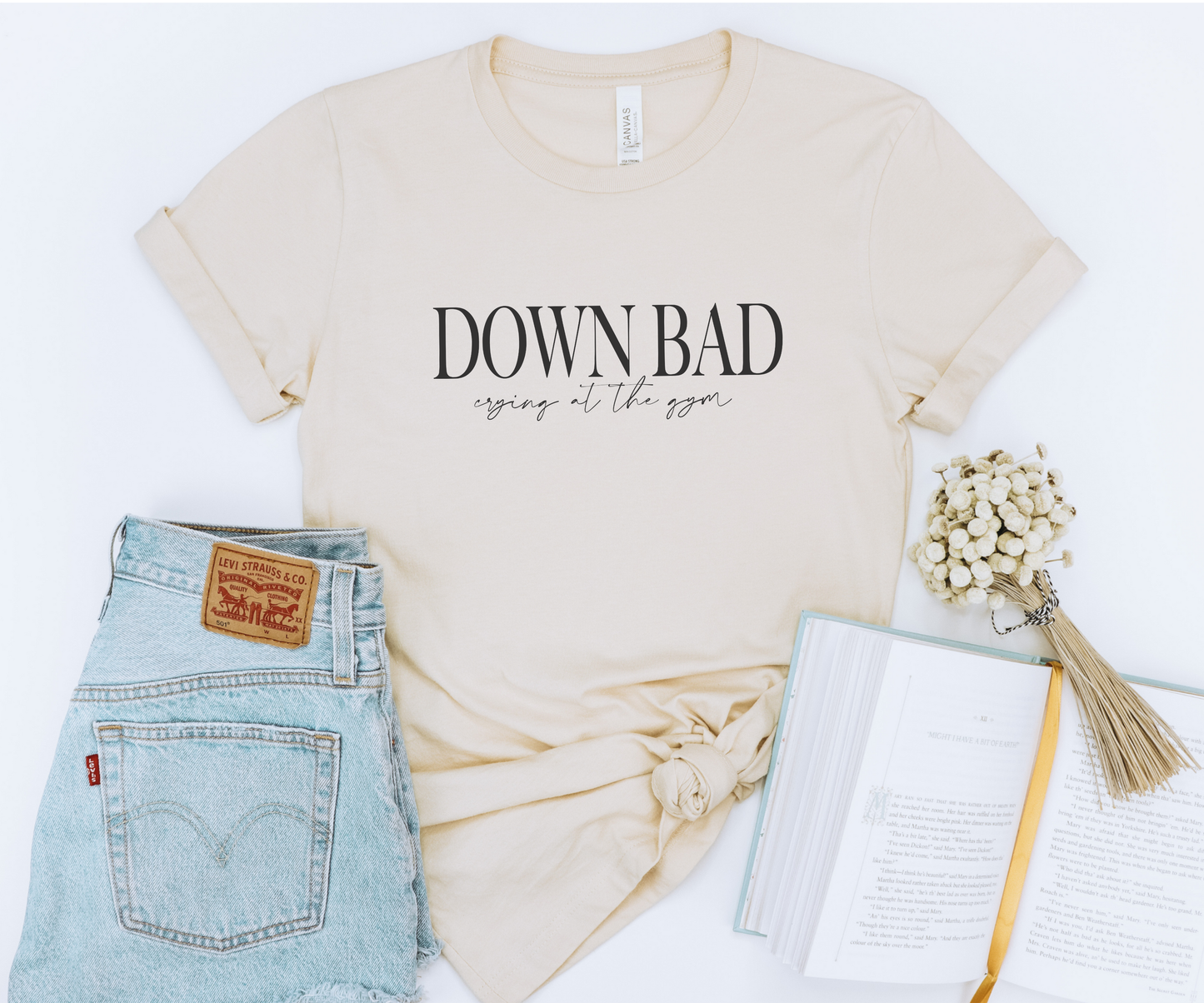 Down Bad Crying at the Gym Tee
