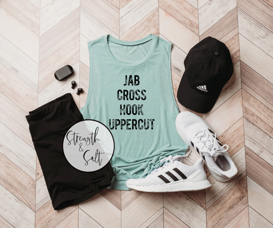 Jab Cross Hook Muscle Tank