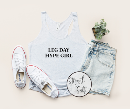Leg Day Hype Girl Racerback