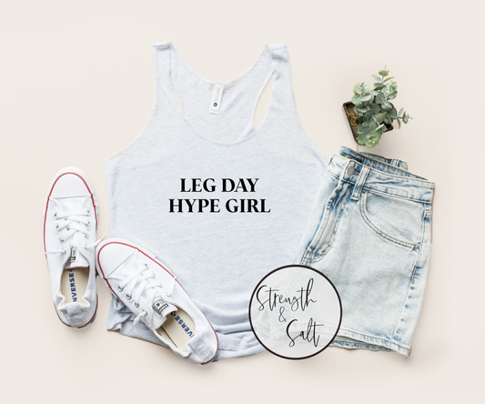 Leg Day Hype Girl Racerback