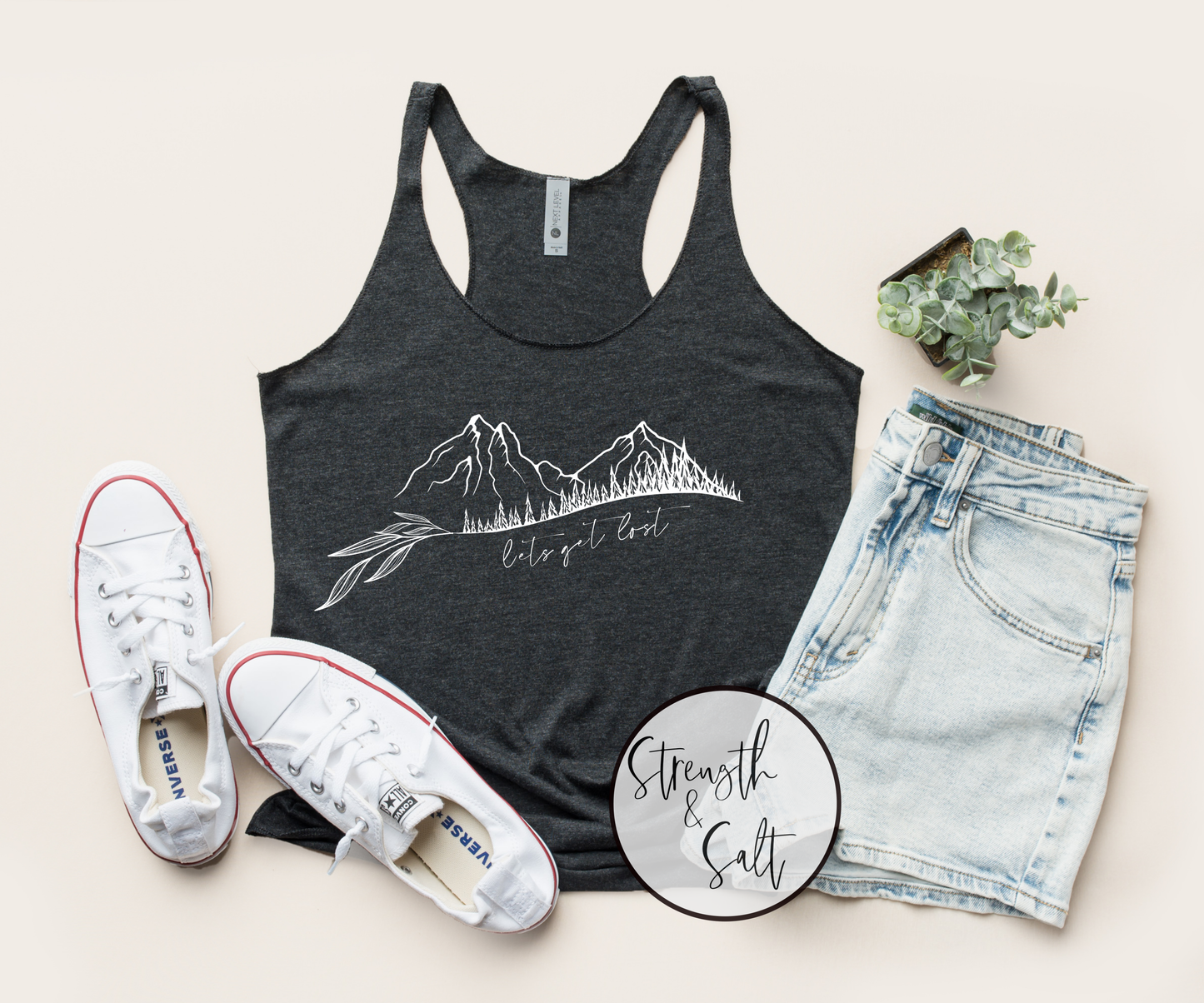 Let's Get Lost Racerback