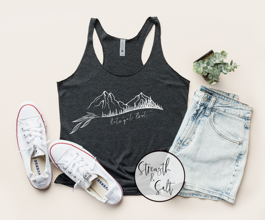 Let's Get Lost Racerback