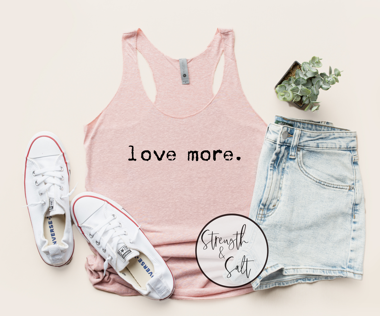 Love More Racerback