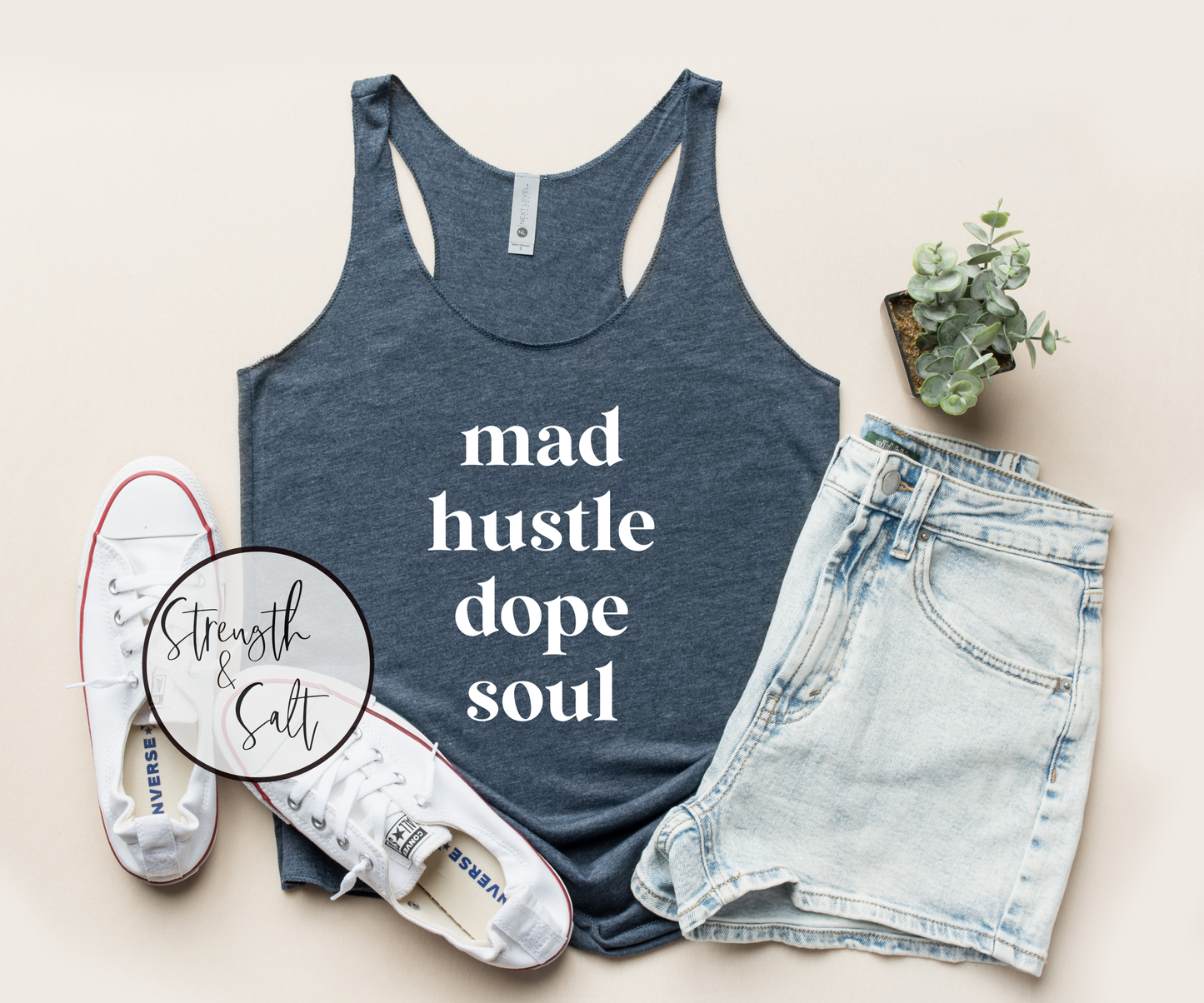 Mad Hustle Dope Soul Racerback