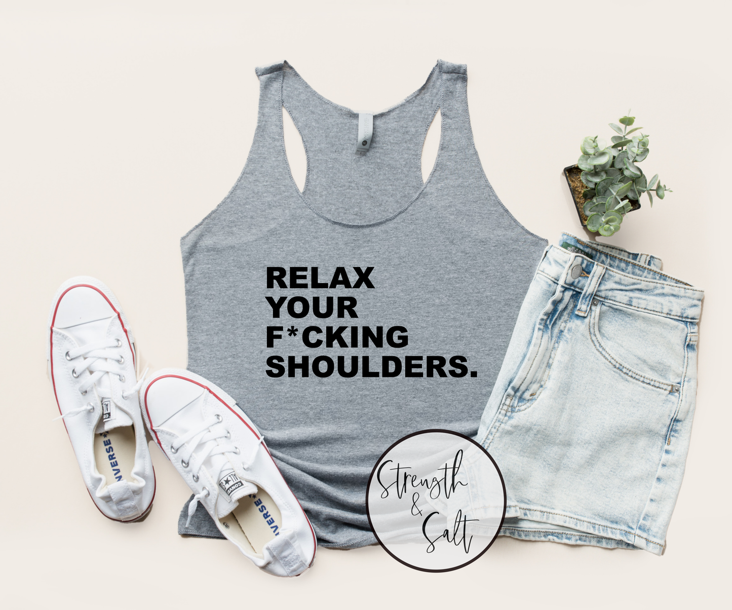 Relax Your F*cking Shoulder Racerback